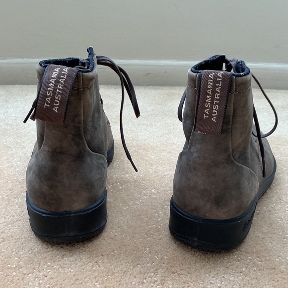 Blundstone Lace Australian Chukka Boots Rustic Brown Genuine Leather Womens 5.5 - Picture 6 of 10